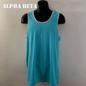 Alpha Beta Tank Top Small 60% Cotton/40% Polyester